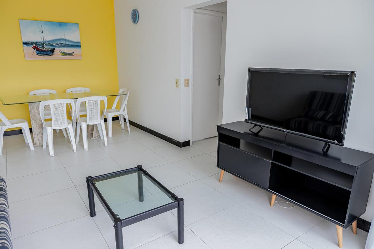 Apto Beiramar Na Praia Da Areia Preta Guarapari Bagian luar foto