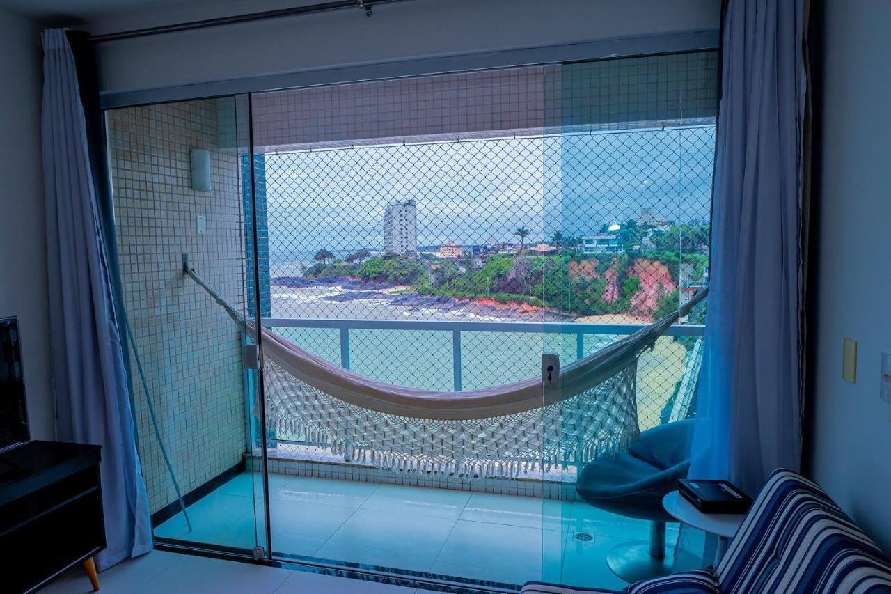 Apto Beiramar Na Praia Da Areia Preta Guarapari Bagian luar foto
