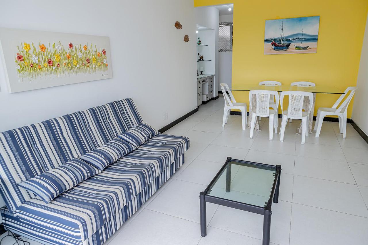 Apto Beiramar Na Praia Da Areia Preta Guarapari Bagian luar foto